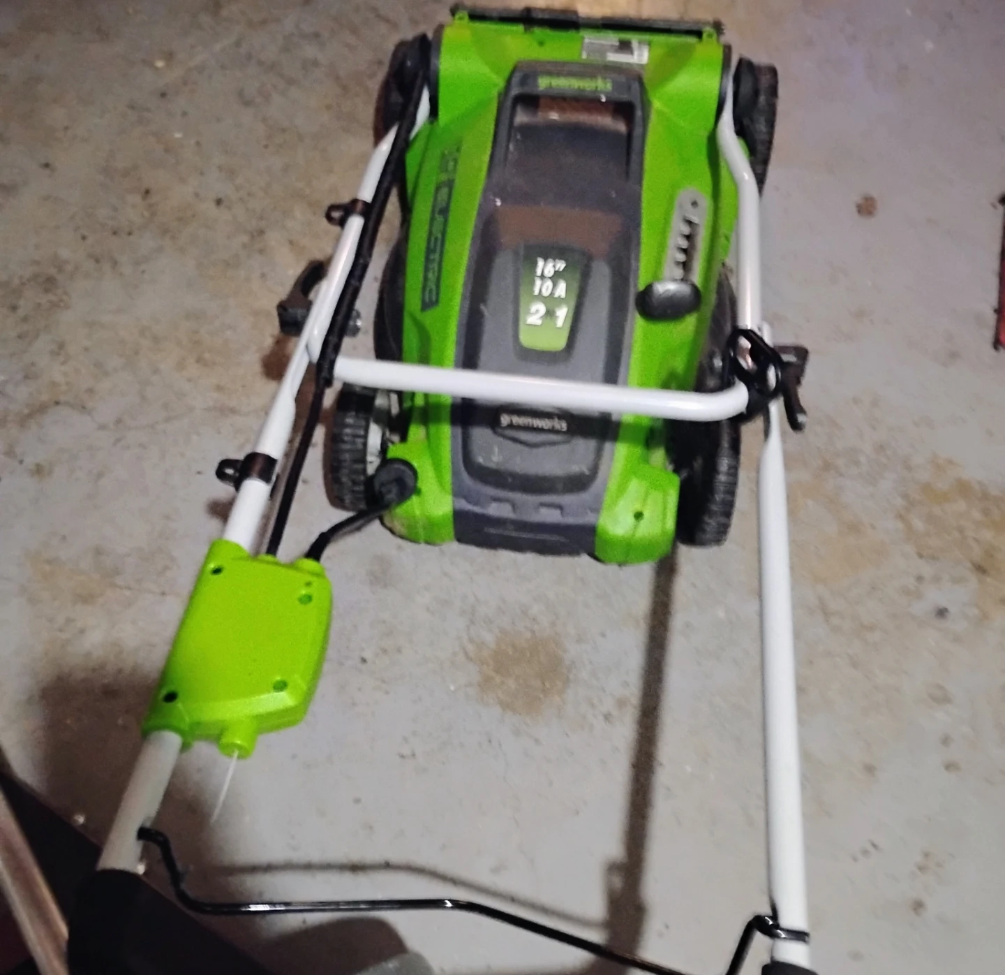 Green Works Electric Lawn Mower
