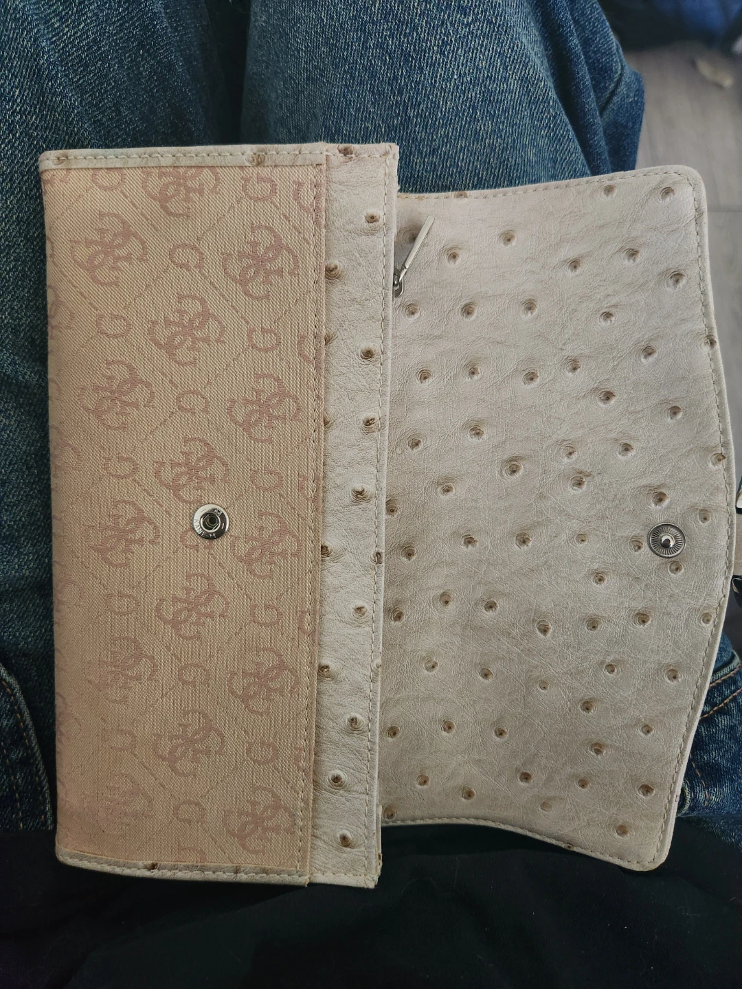 Vintage Guess Ostrich Wallet - photo 3