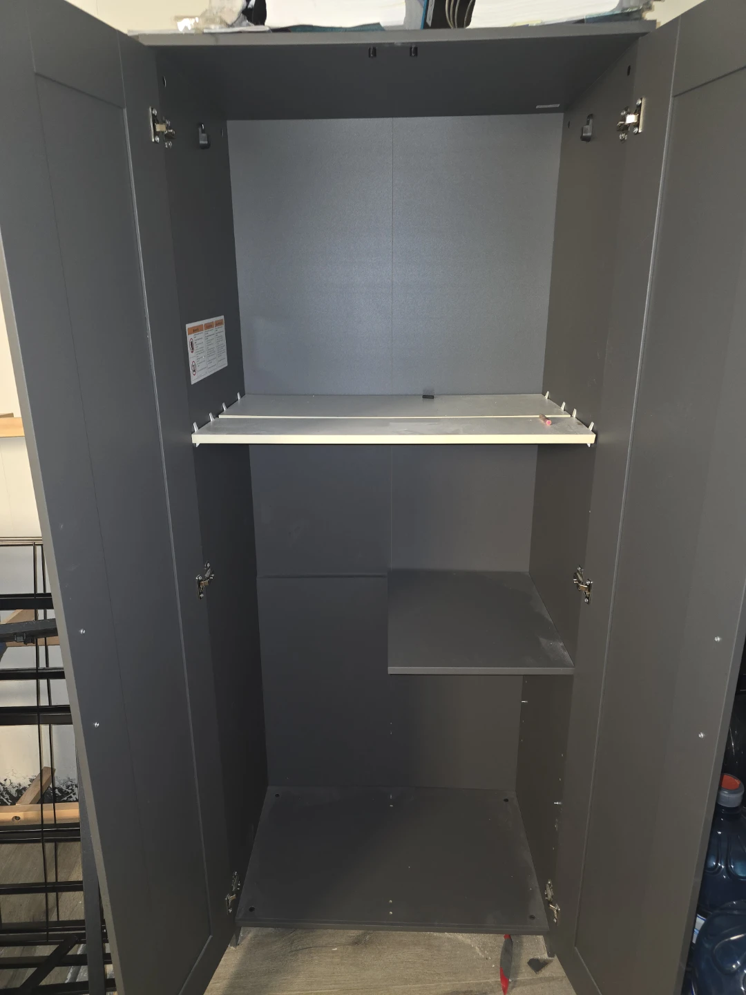 Grey Double Door Wardrobe - photo 2