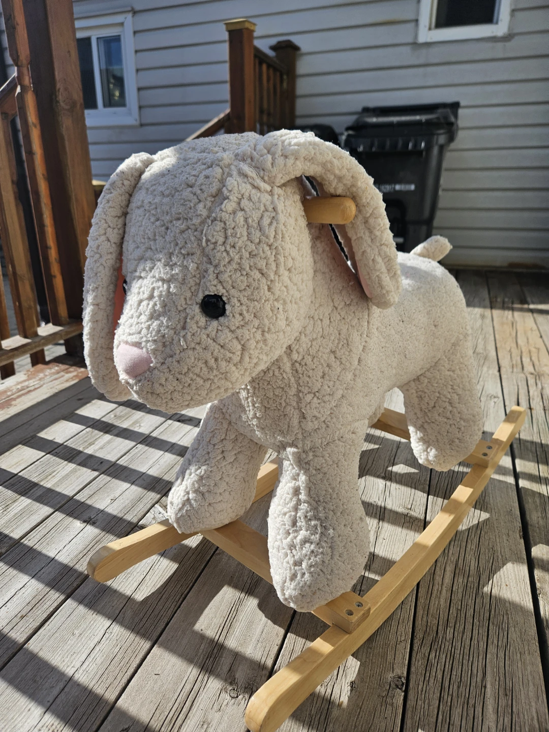 Plush Dog Rocking Horse Toy