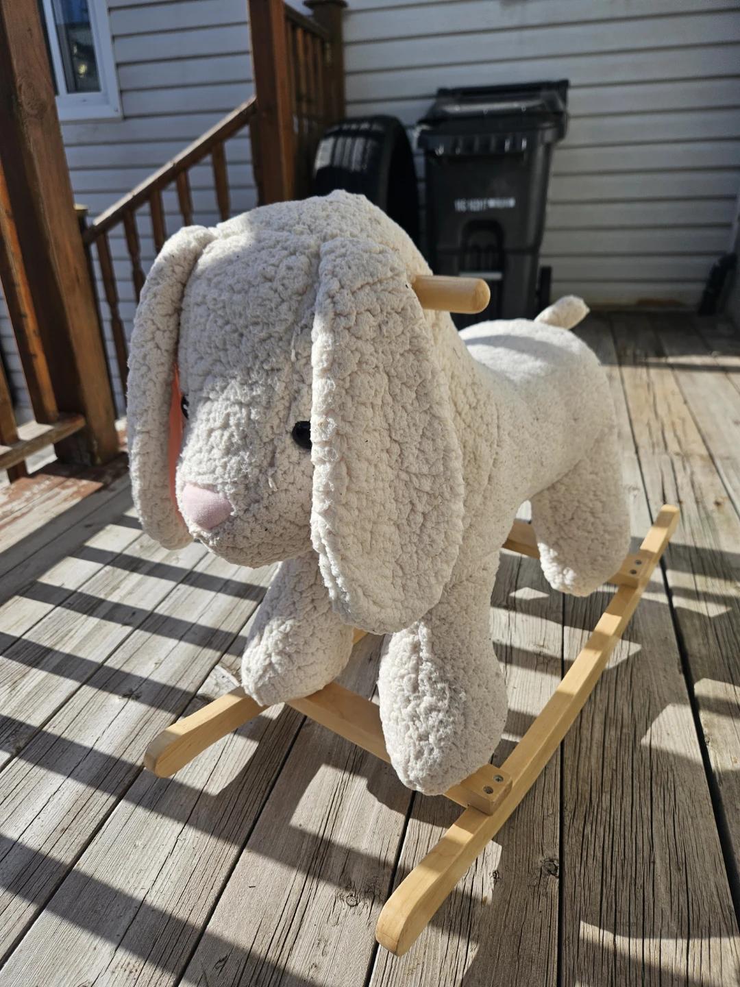 Plush Dog Rocking Horse Toy - photo 2