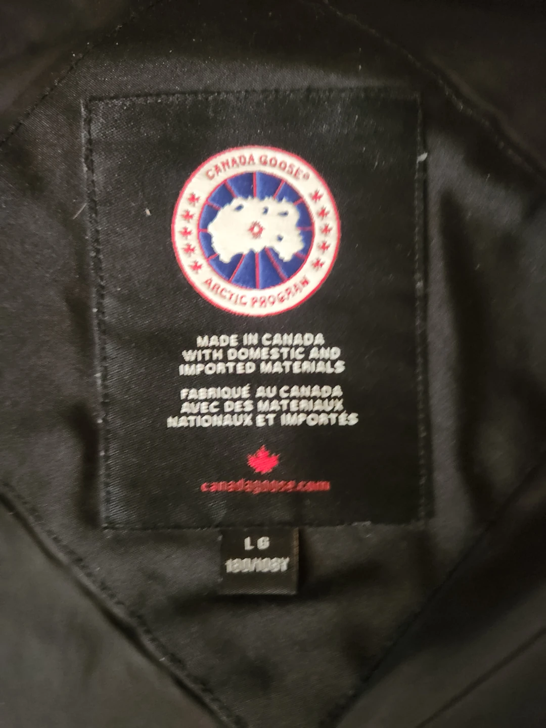Canada Goose Black Puffer Vest - Size LG - photo 2