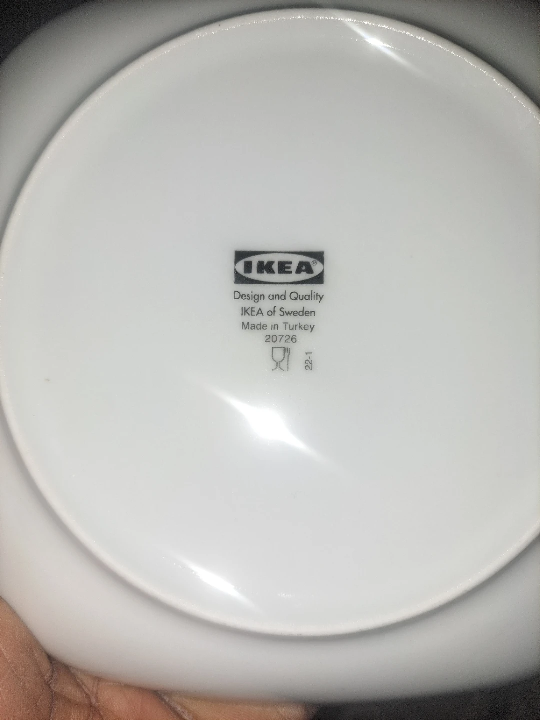IKEA White Plates (Set of 3, 5 each) - photo 5