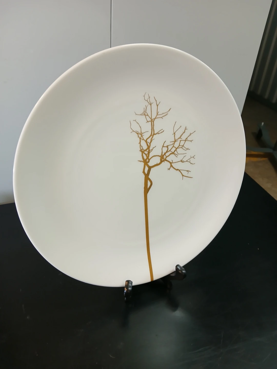 Decorative ceramic Plate - Golden Tree Design - photo 3