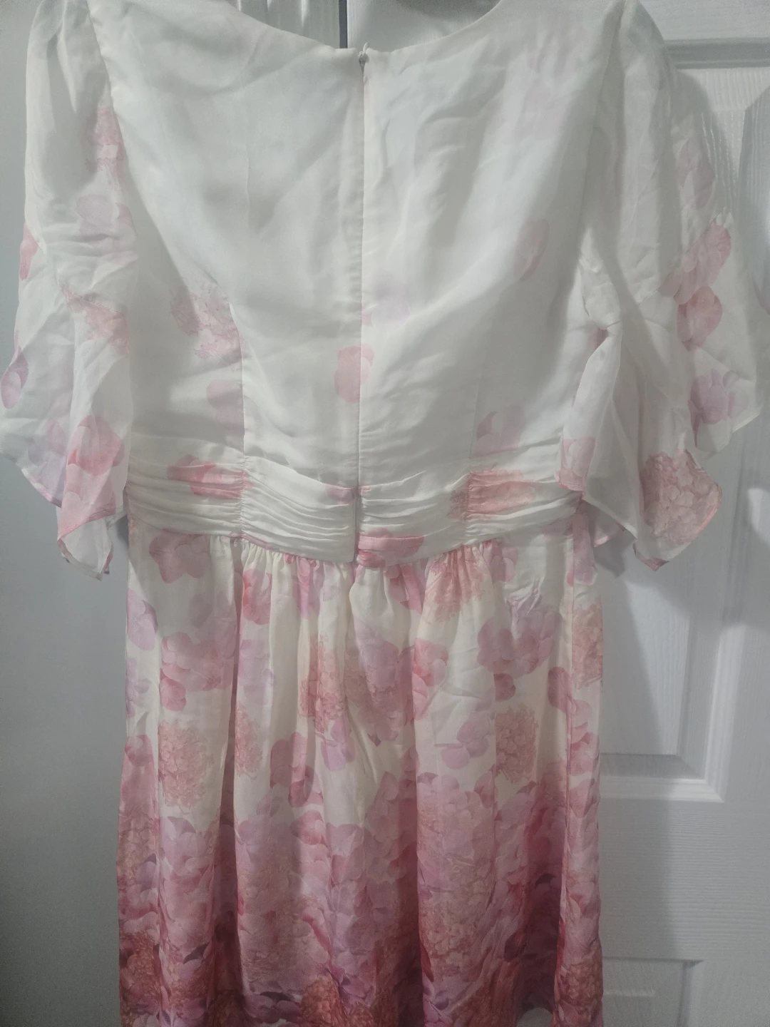 M.TENG Floral mulberry silk Dress Size small - photo 4