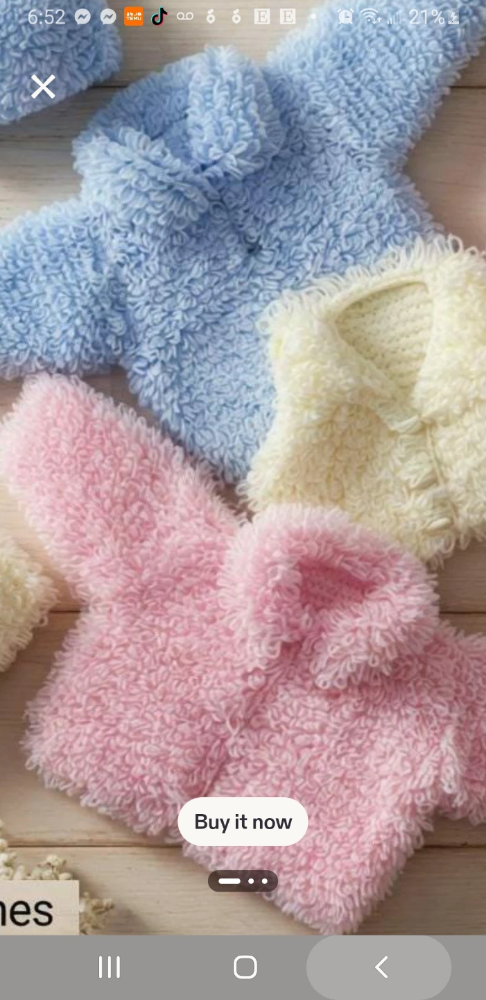 Hand-knitted Baby Clothes Set - photo 4