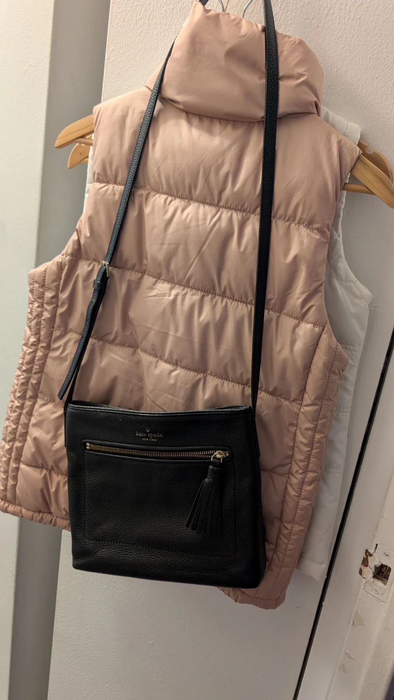 Kate Spade Black Leather Crossbody Bag