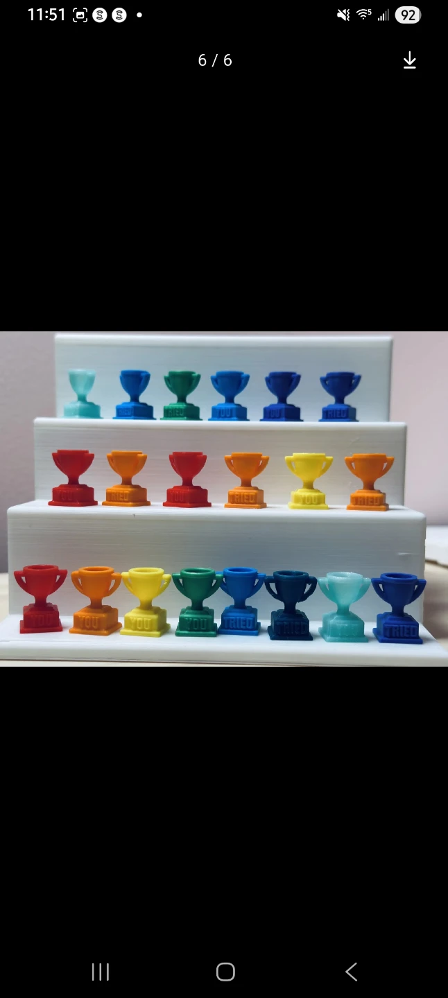 Small Trophy Figurine
