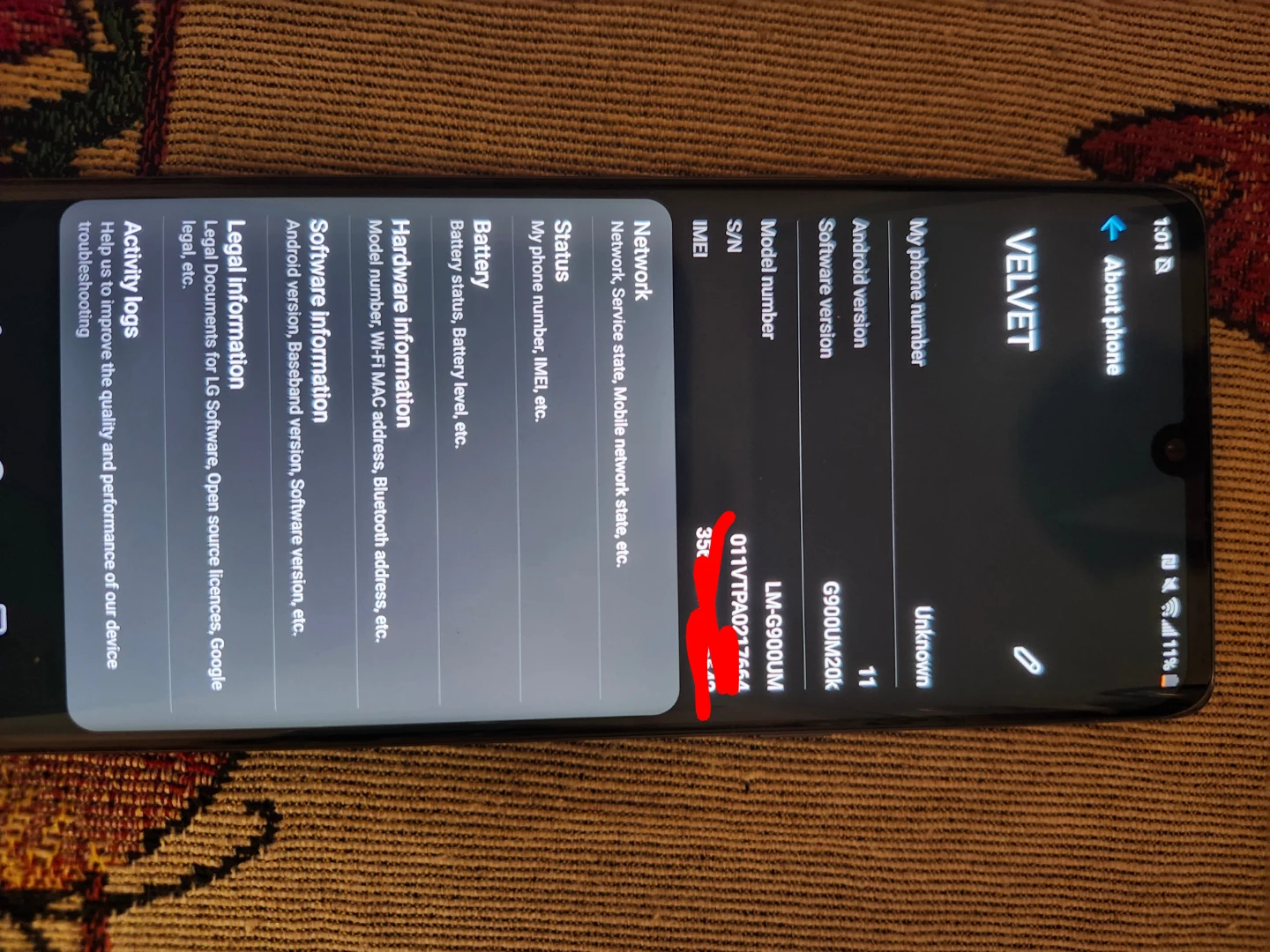 LG velvet 5G - photo 5