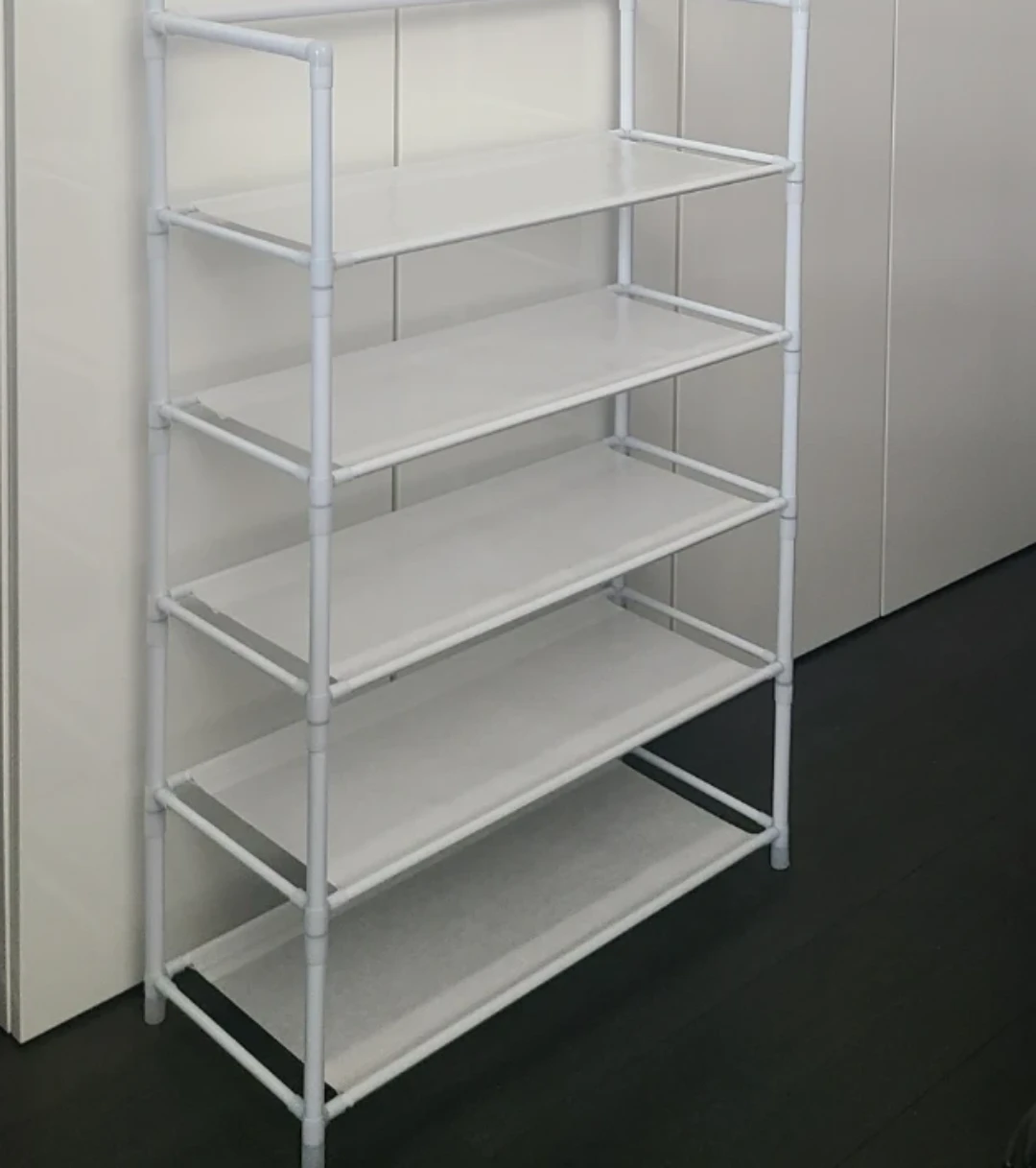 White 5-Tier Shoe Rack - photo 2