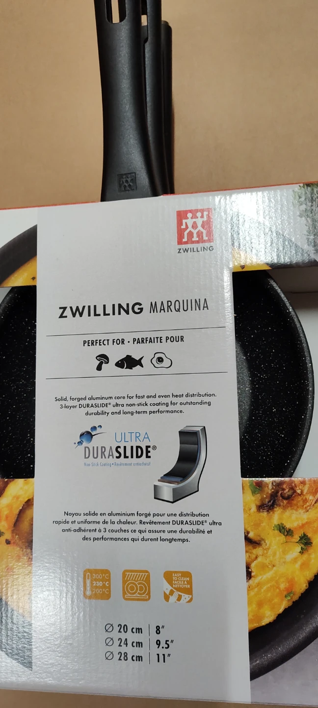 BNIB ZWILLING Marquina 3 Piece aluminum Fry pan set - photo 2