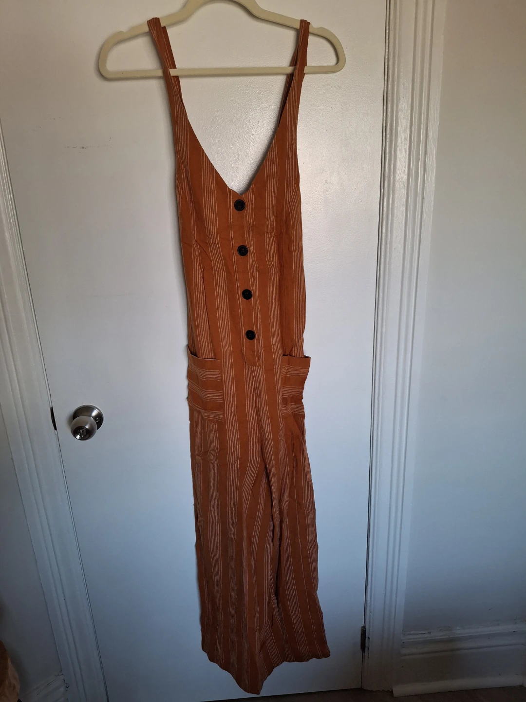 Frank And Oak Striped Jumpsuit - Size Small