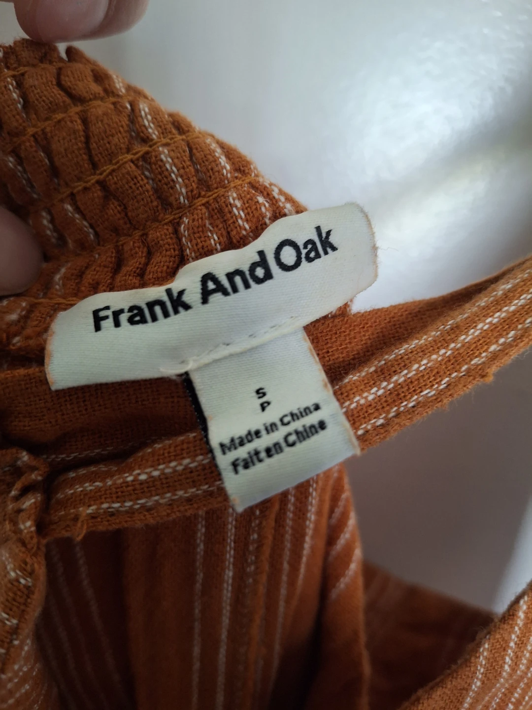 Frank And Oak Striped Jumpsuit - Size Small - photo 3