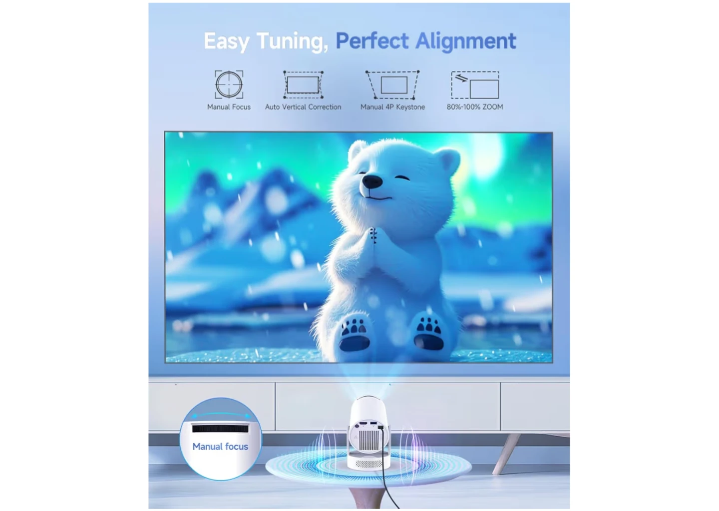 Magcubic Projector 4K Support 8000 Lumens - photo 4