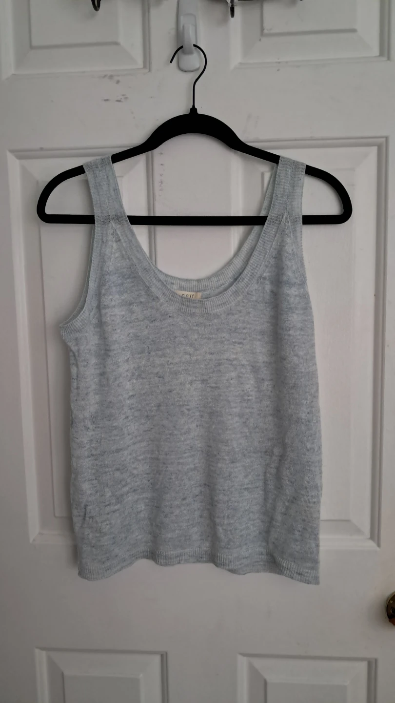 Naïf Light Blue Knit Tank Top