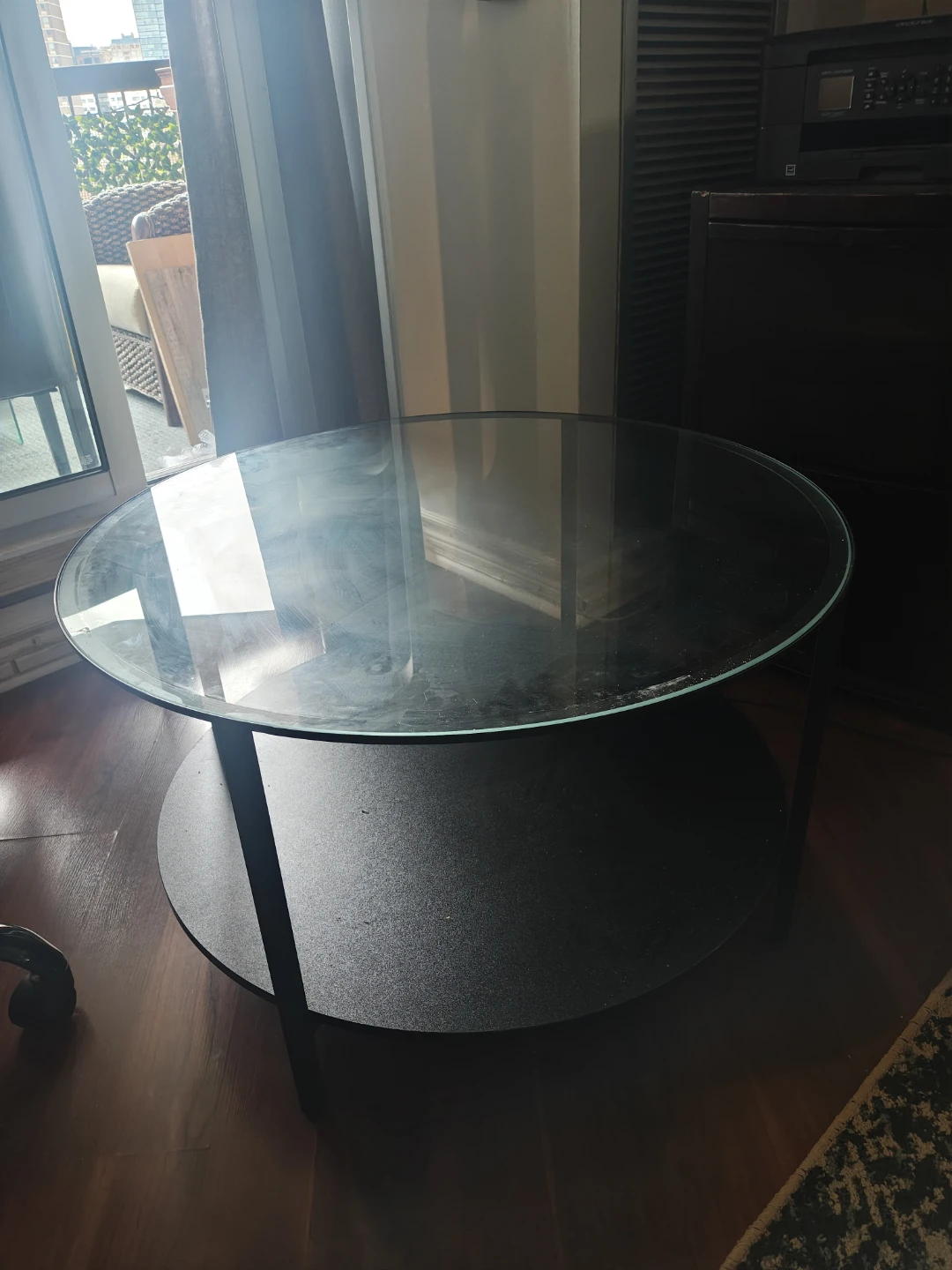 Round Glass Coffee Table