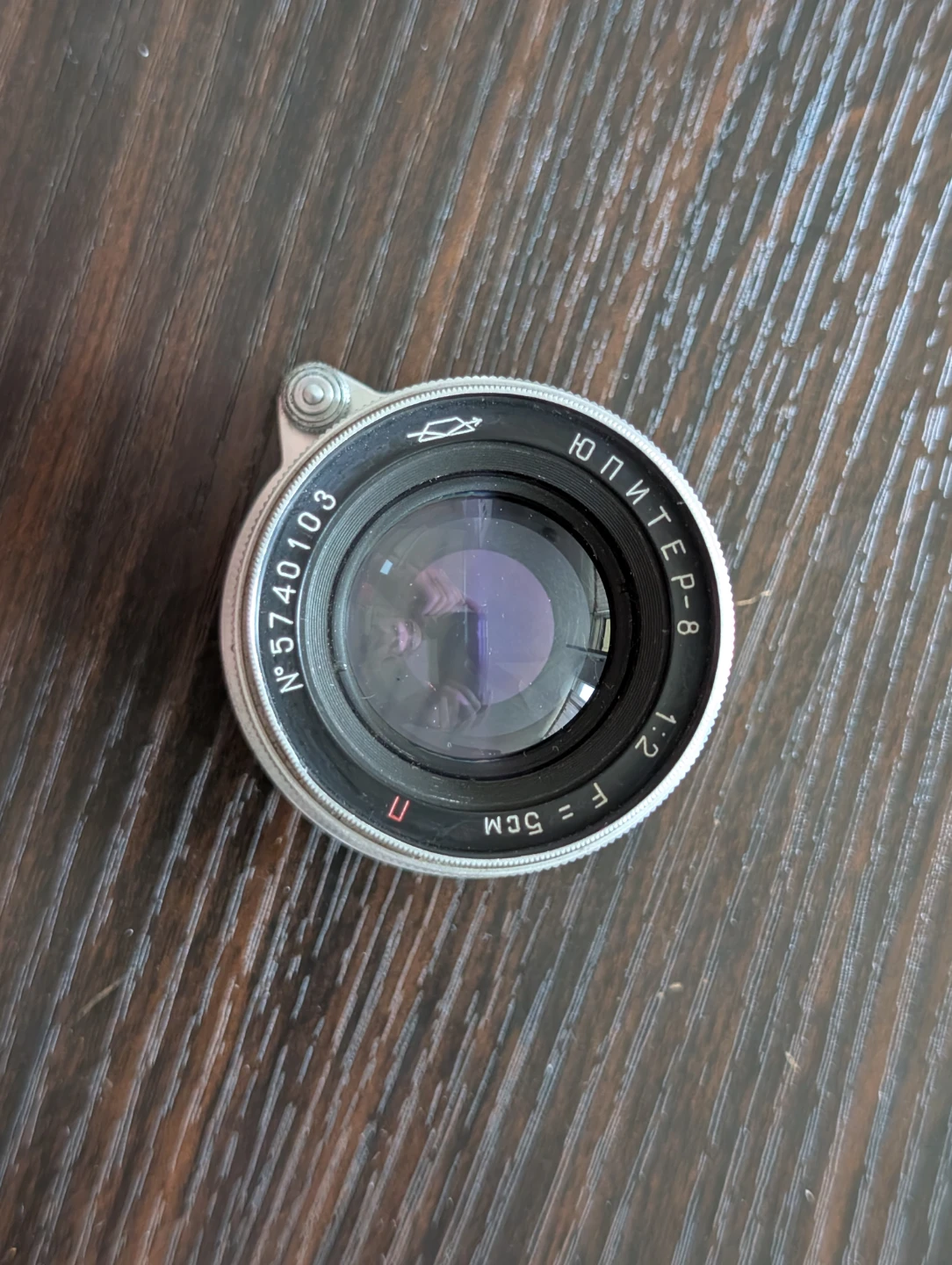Jupiter-8 5cm f/2 Camera Lens (Red P Model)