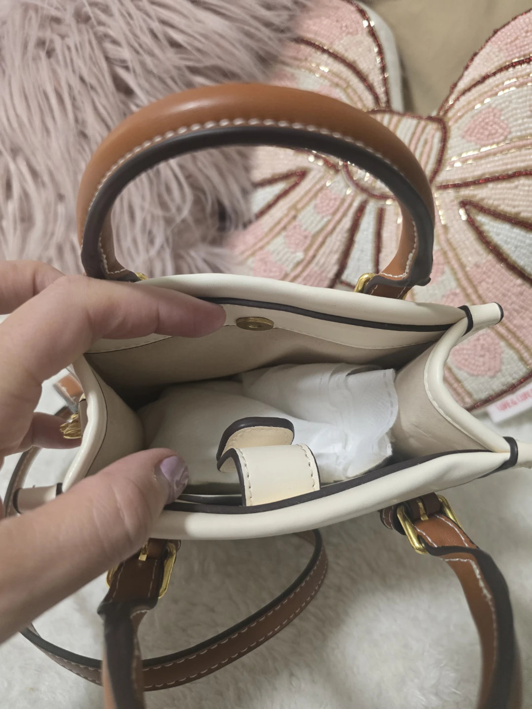 Tory Burch Mini Tote Bag - photo 3