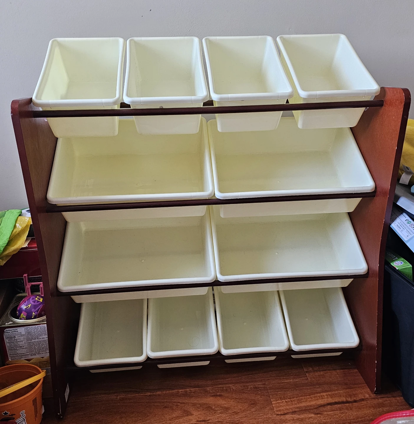 Toy Organizer Storage Shelf with Bins