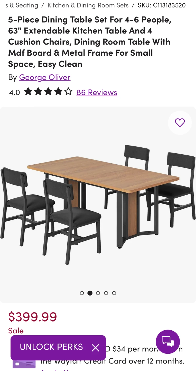 Dining Room Set(New) - photo 5