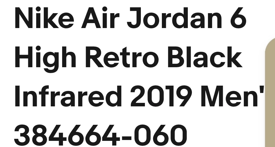 Nike air jordas 6 high retro black like new - photo 3