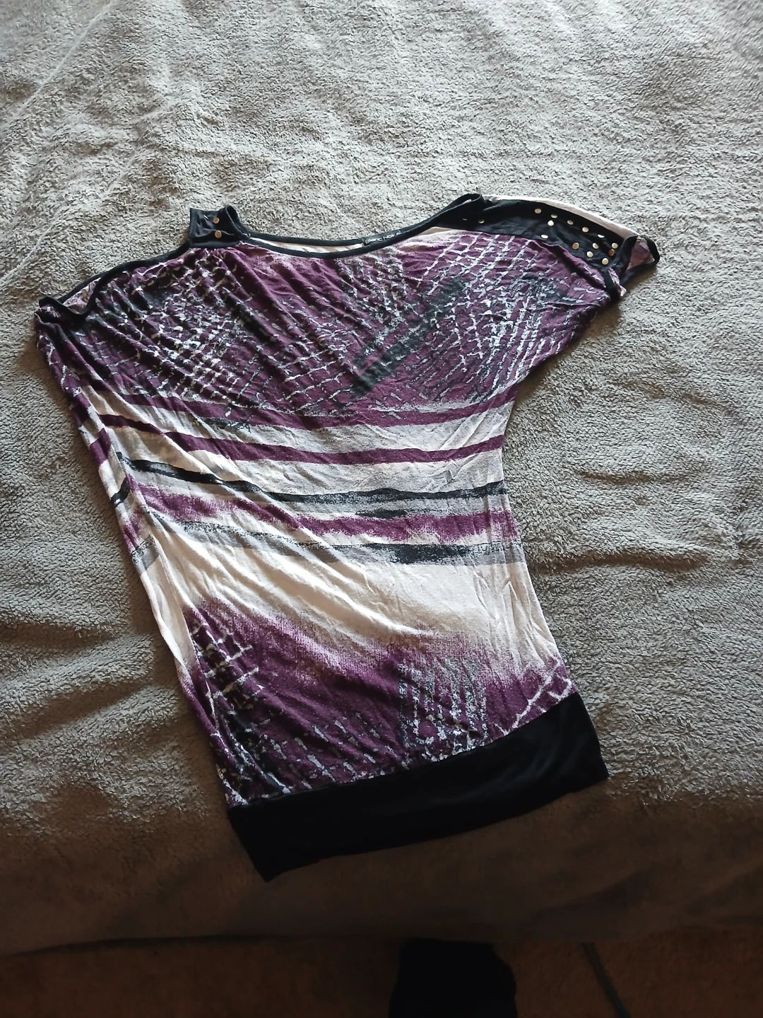 Women's Striped Off-the-Shoulder Top - photo 2