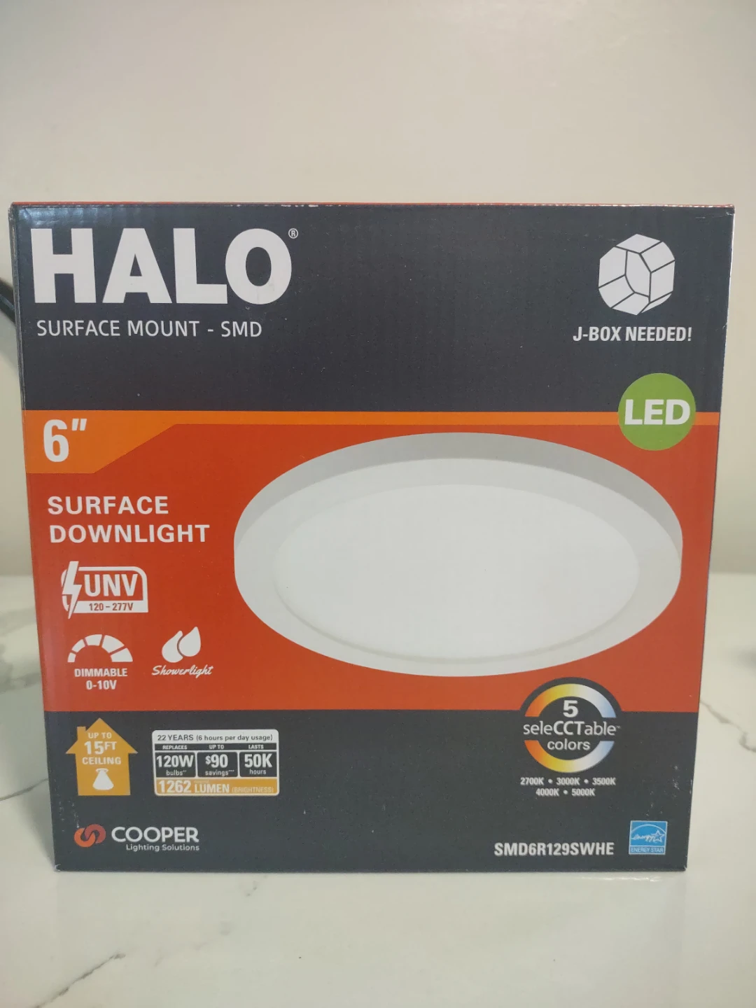 Halo 6" Surface Mount LED Downlight