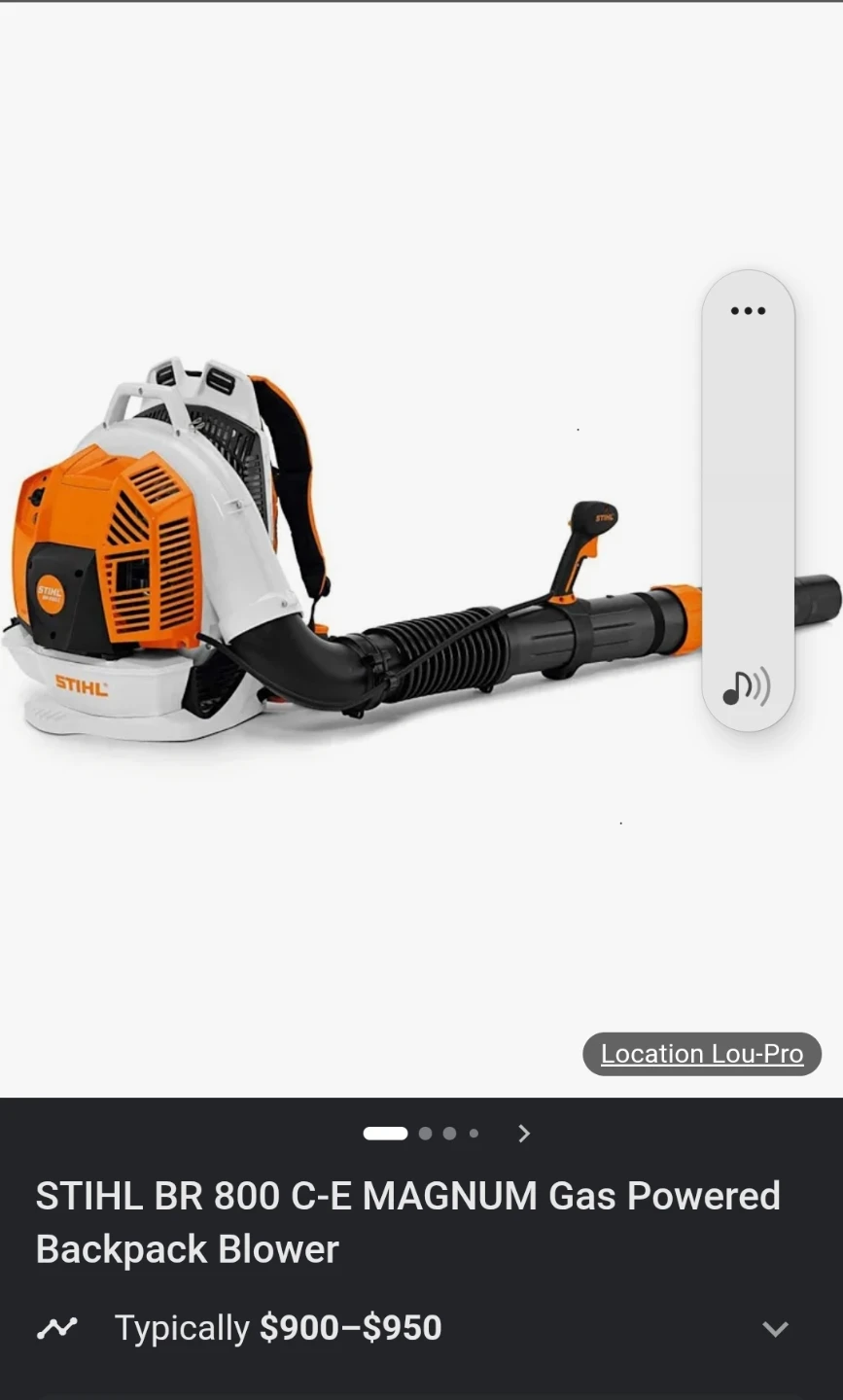 STIHL BR 800 C-E MAGNUM Gas Powered Backpack Blower