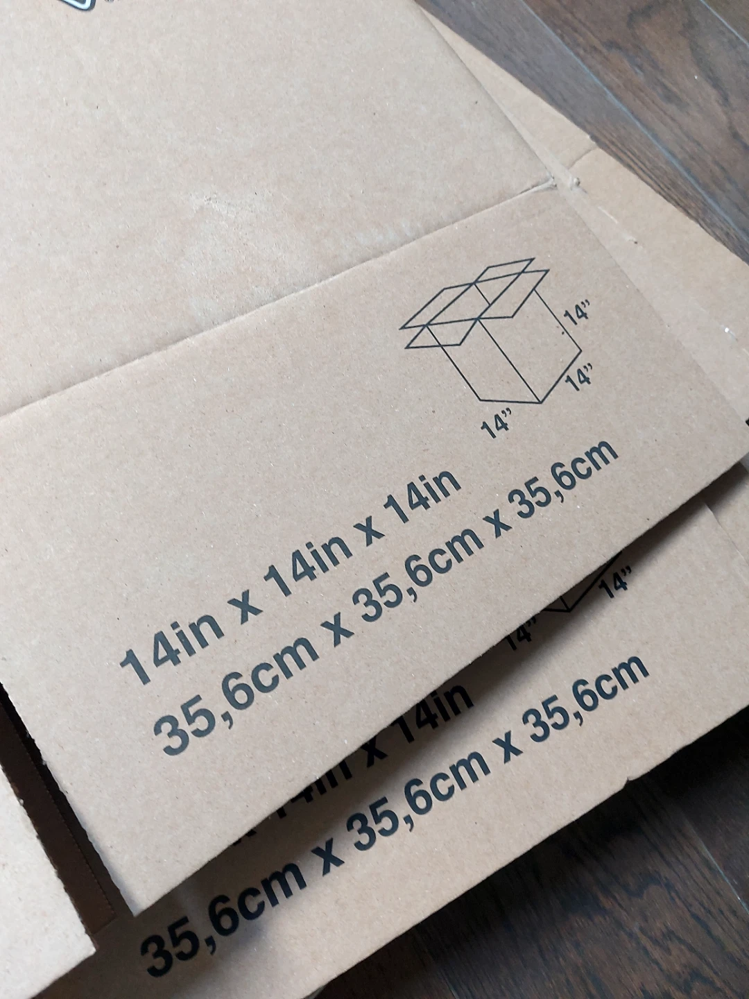 Canadian Tire Moving Boxes - 14in x 14in x 14in - photo 2