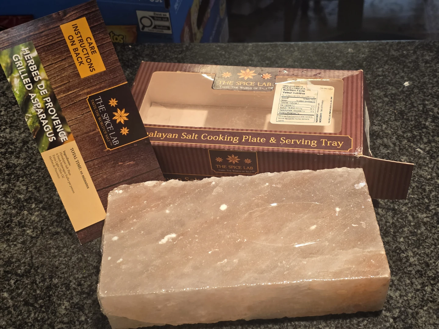 The Spice Lab Himalayan Salt Cooking Plate & Serving Tray