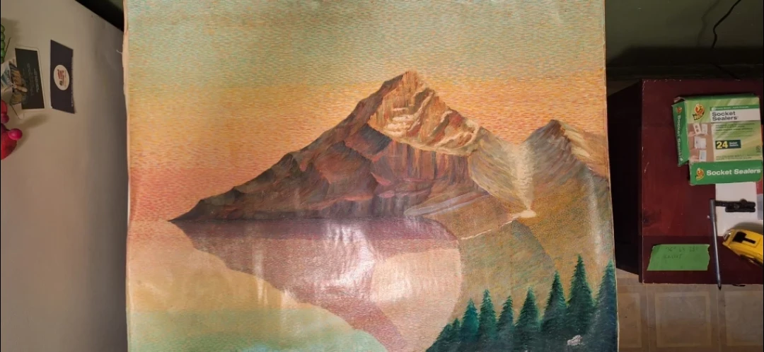 Mountain Landscape Oil Painting