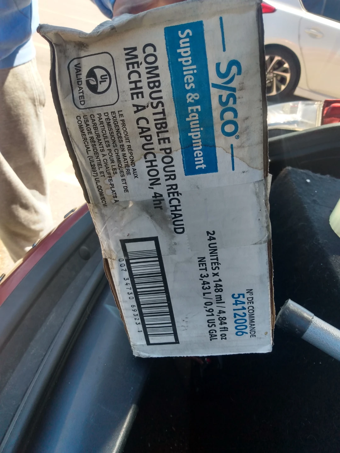 Sysco Twist-Cap Wick 4 Hour Chafing Fuel - photo 2