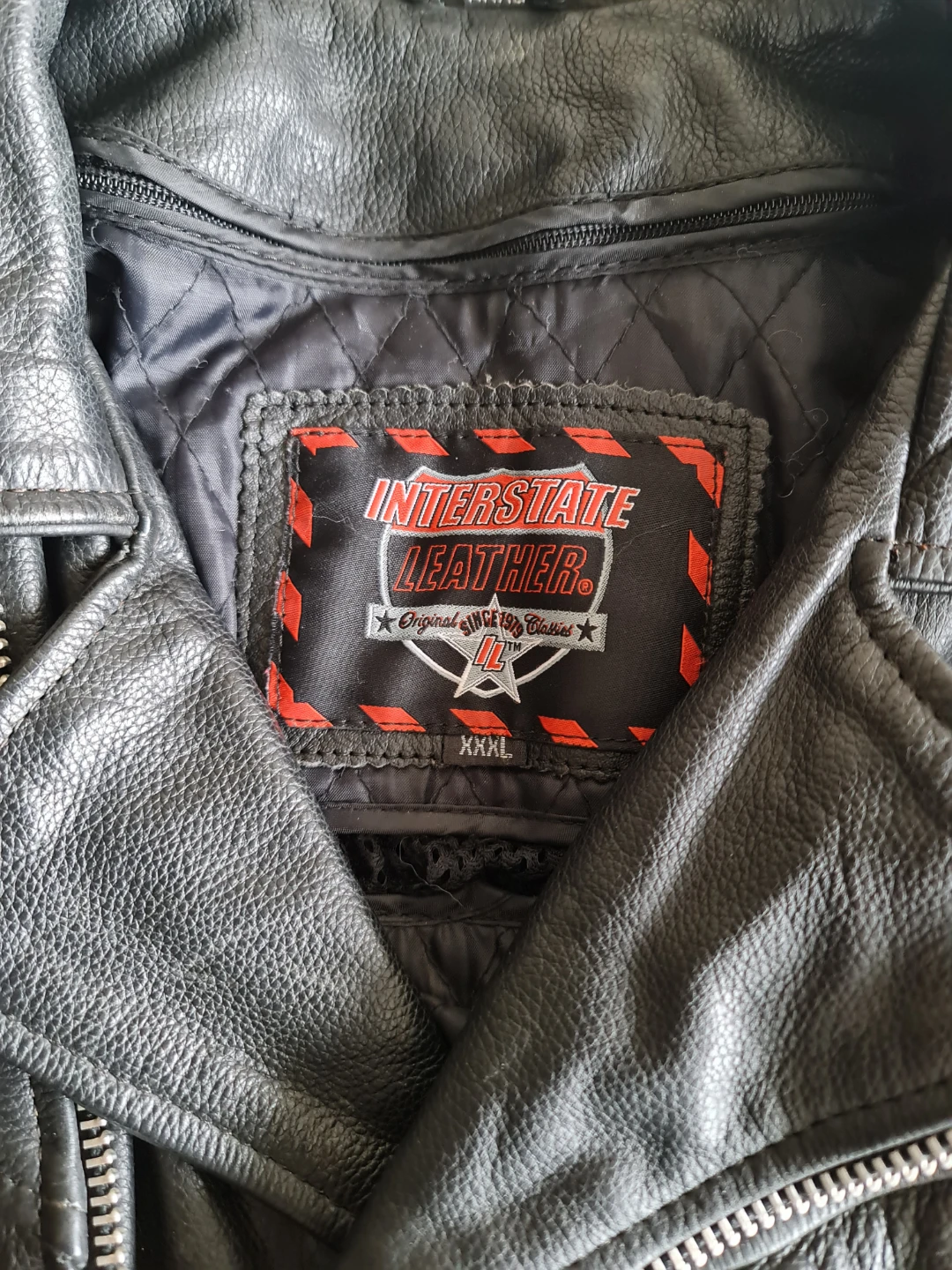 Interstate Leather Motorcycle Jacket - XXXL - photo 2