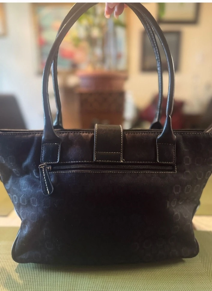 Black Tote Denver Hayes bag with detail buckle - photo 2