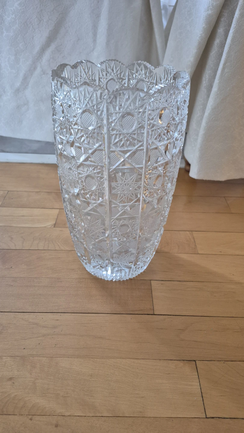 Clear Crystal Glass Vase - photo 2