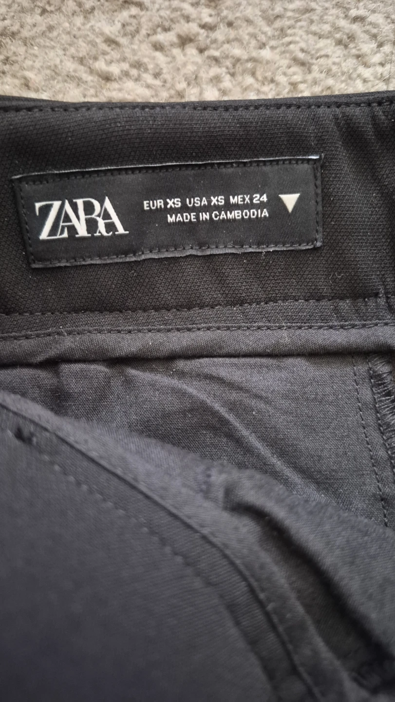 ZARA Black Cargo Midi Skirt - Size XS - photo 3