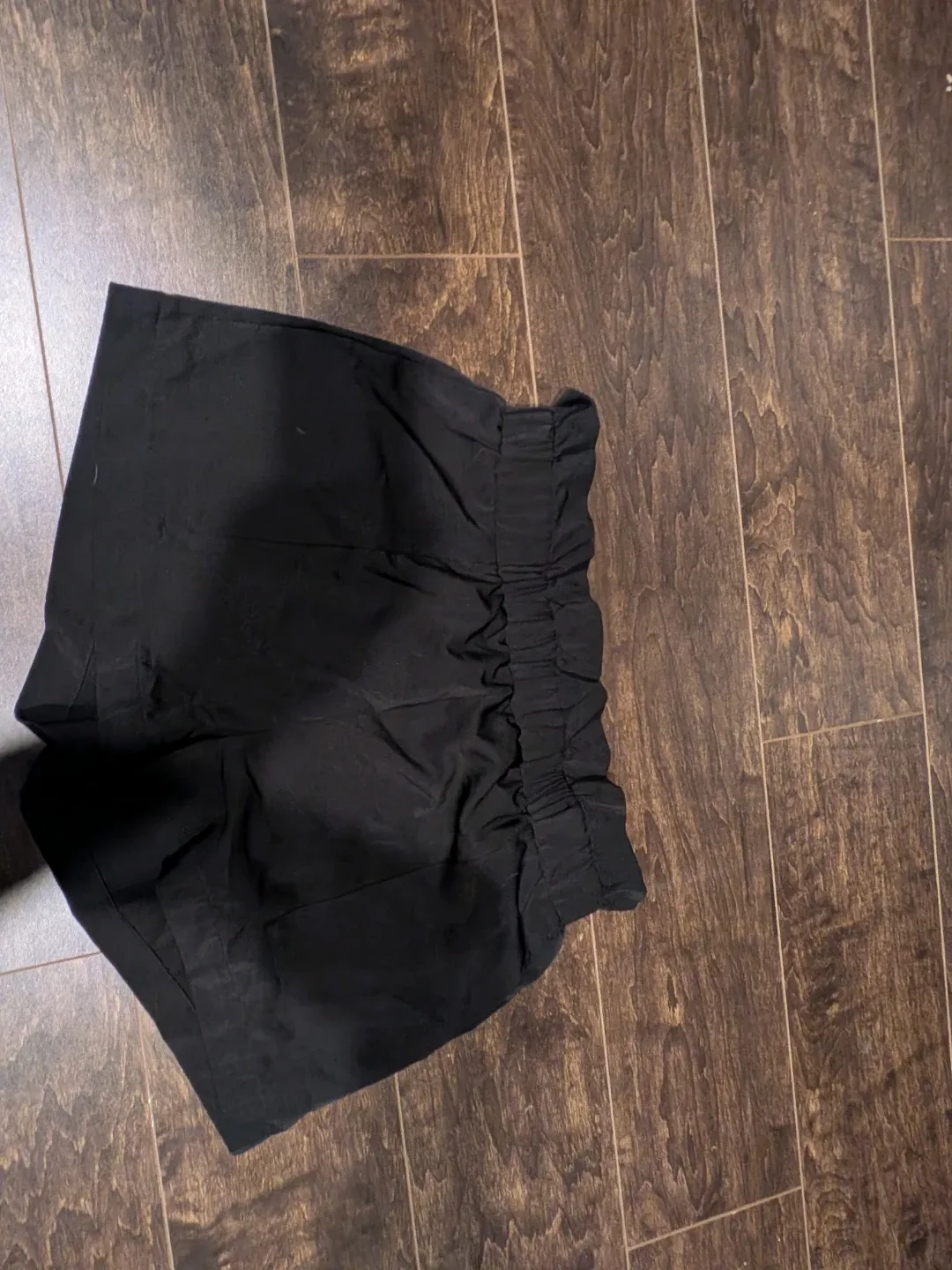 Streetwear Society Black Elastic Waist Shorts Size L
