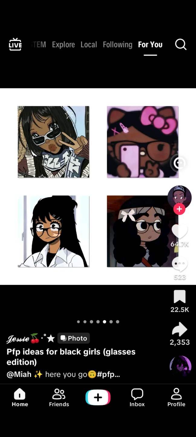 Profile Picture Ideas for Black Girls (Glasses Edition)