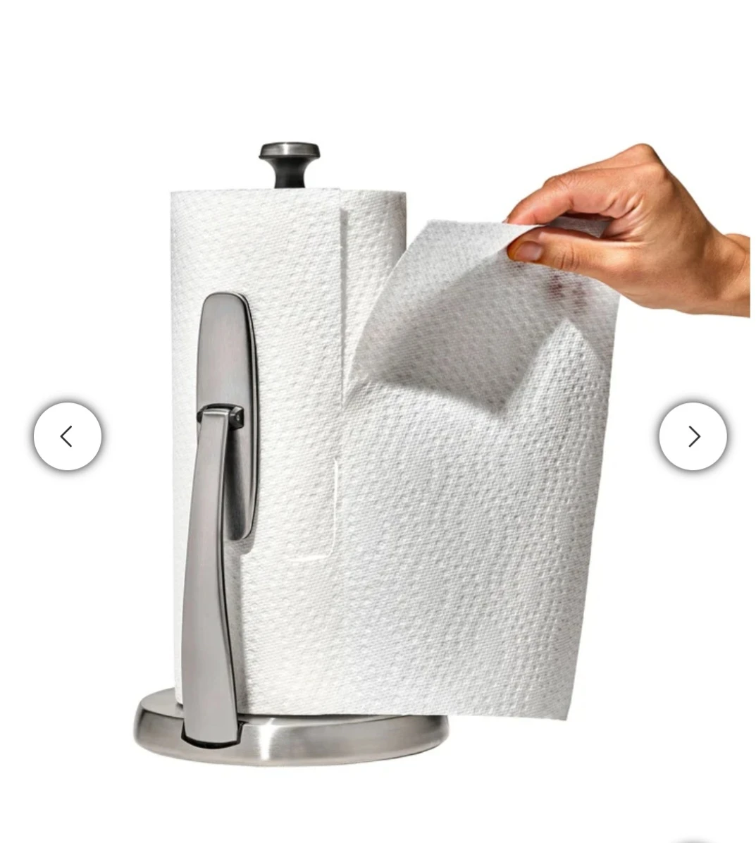 OXO Simply Tear Standing Paper Towel Holder - photo 4
