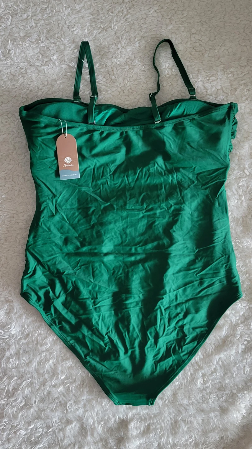 BNWT Women's One-Piece Swimsuit - Emerald Green - XL - photo 3