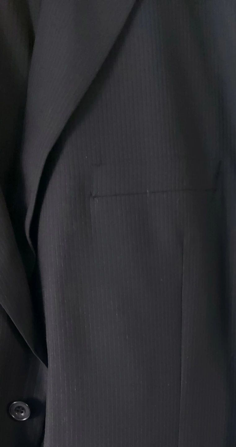 Britches Black Pinstripe Suit XXXL - photo 3