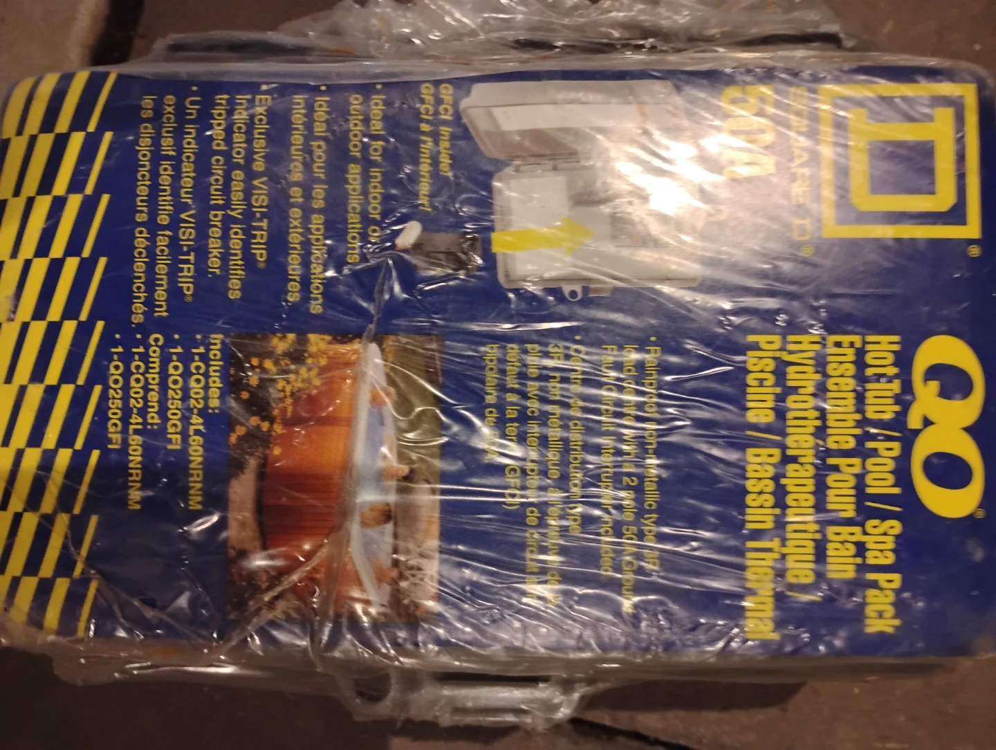 Square D QO Hot Tub/Pool/Spa Pack CQOE250GFINM - photo 2
