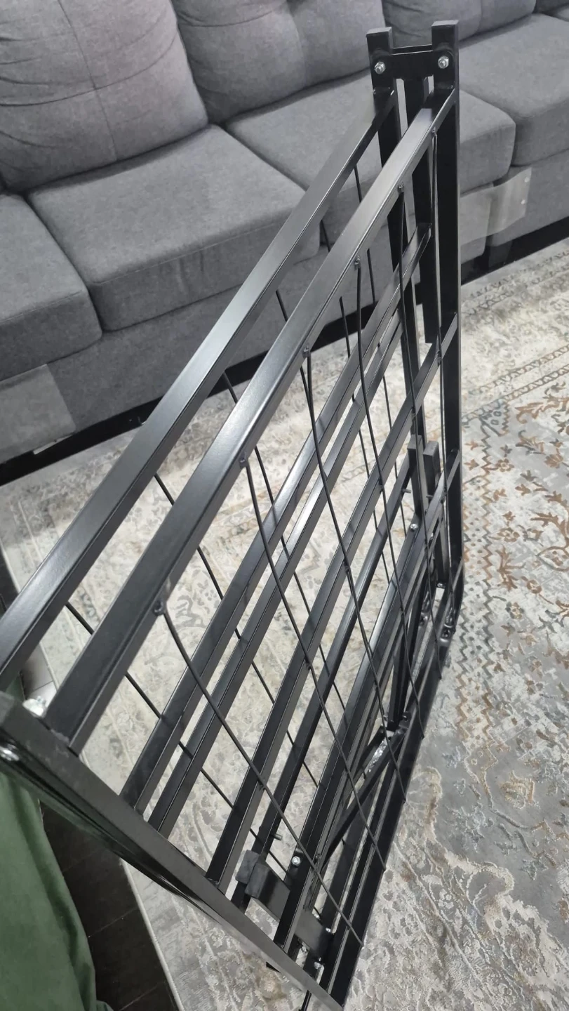Black Metal Bed Frame - photo 4