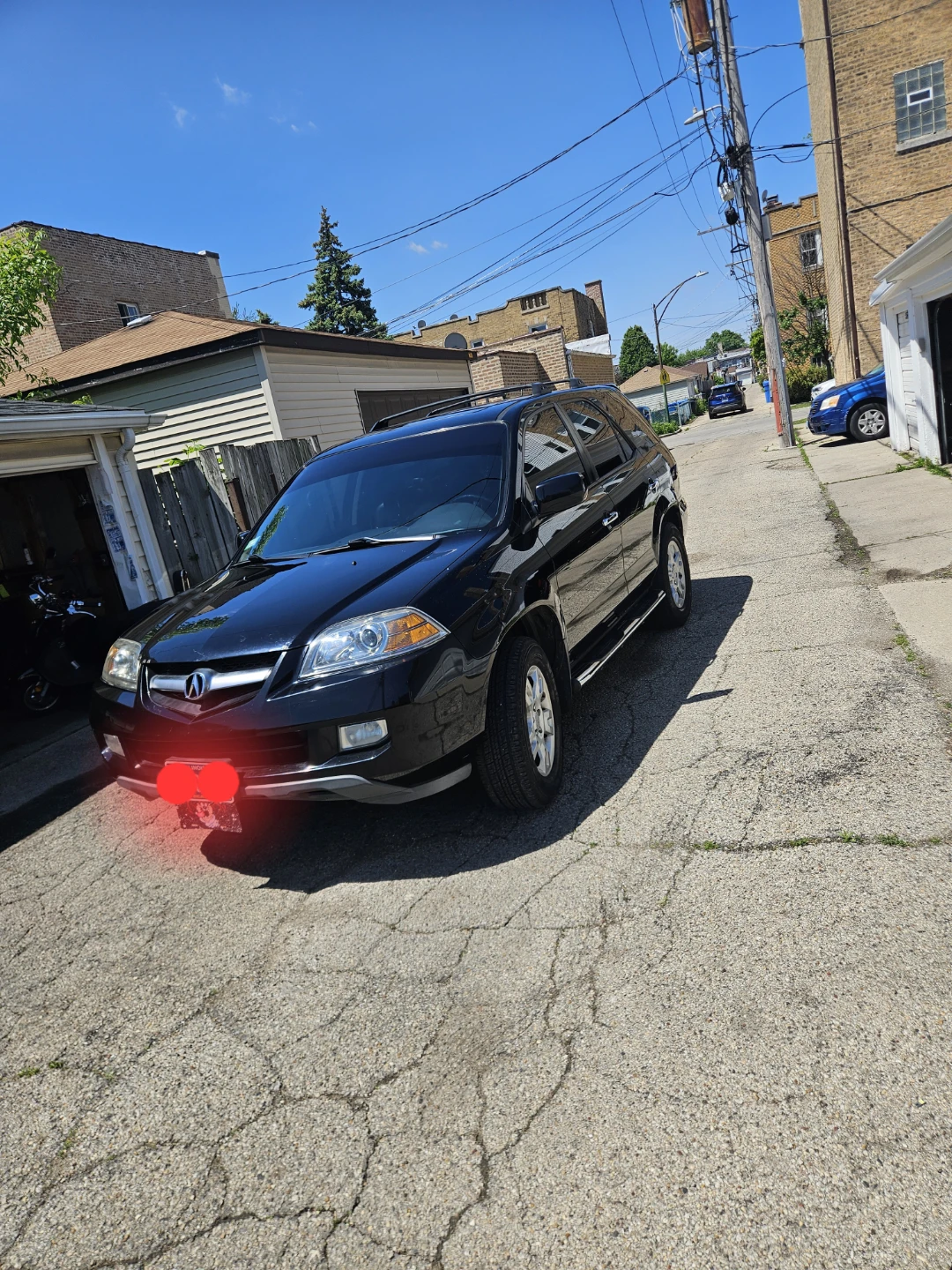 Black Acura MDX SUV