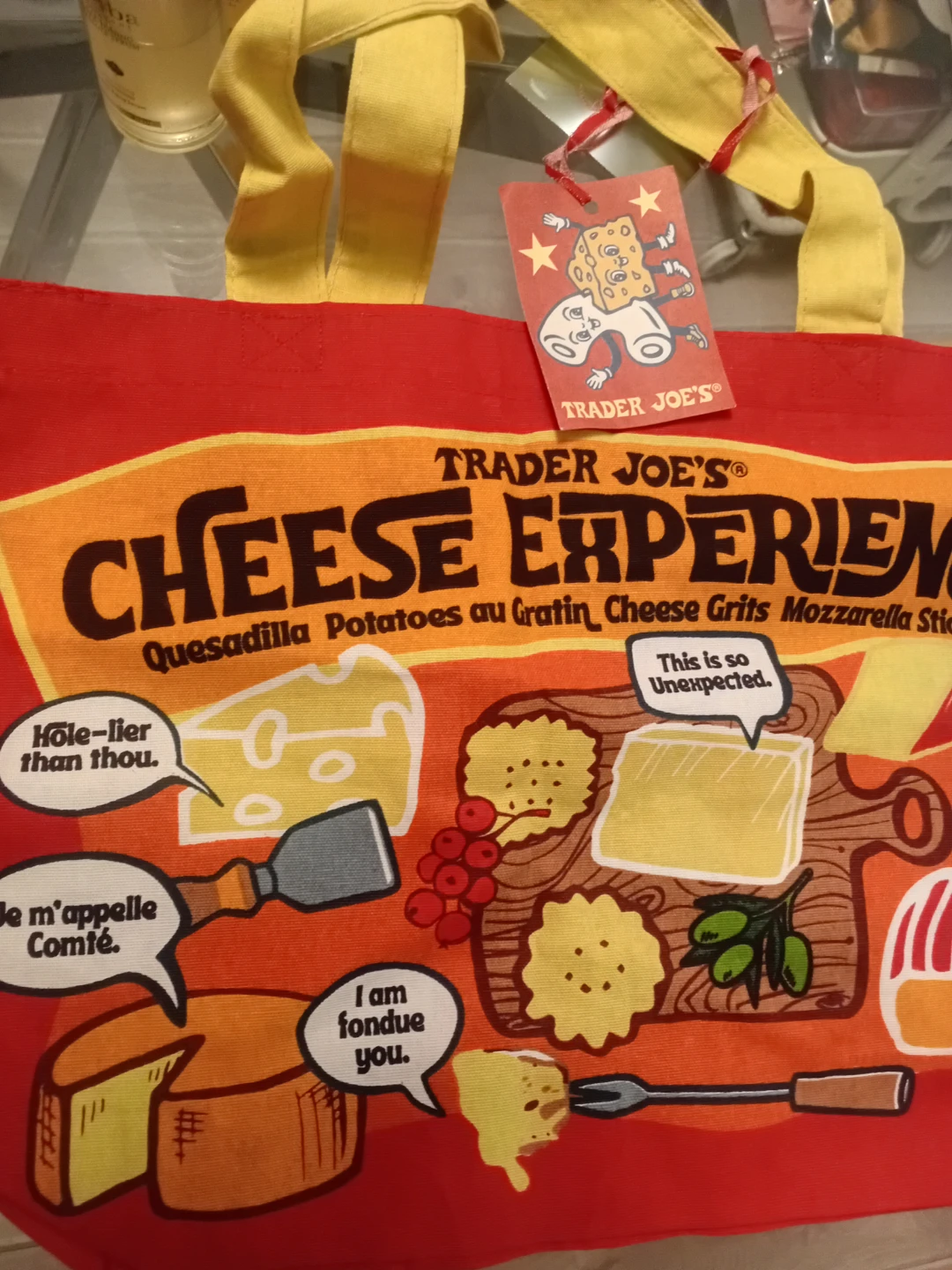 Trader Joe's Cheese Experience Reusable Bag