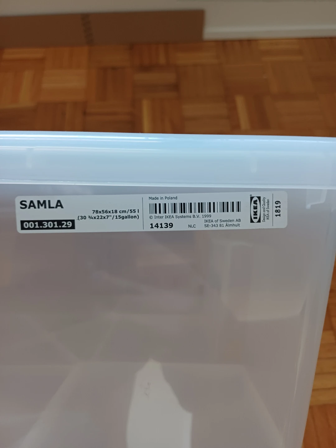 Ikea Samla under bed storage - photo 2
