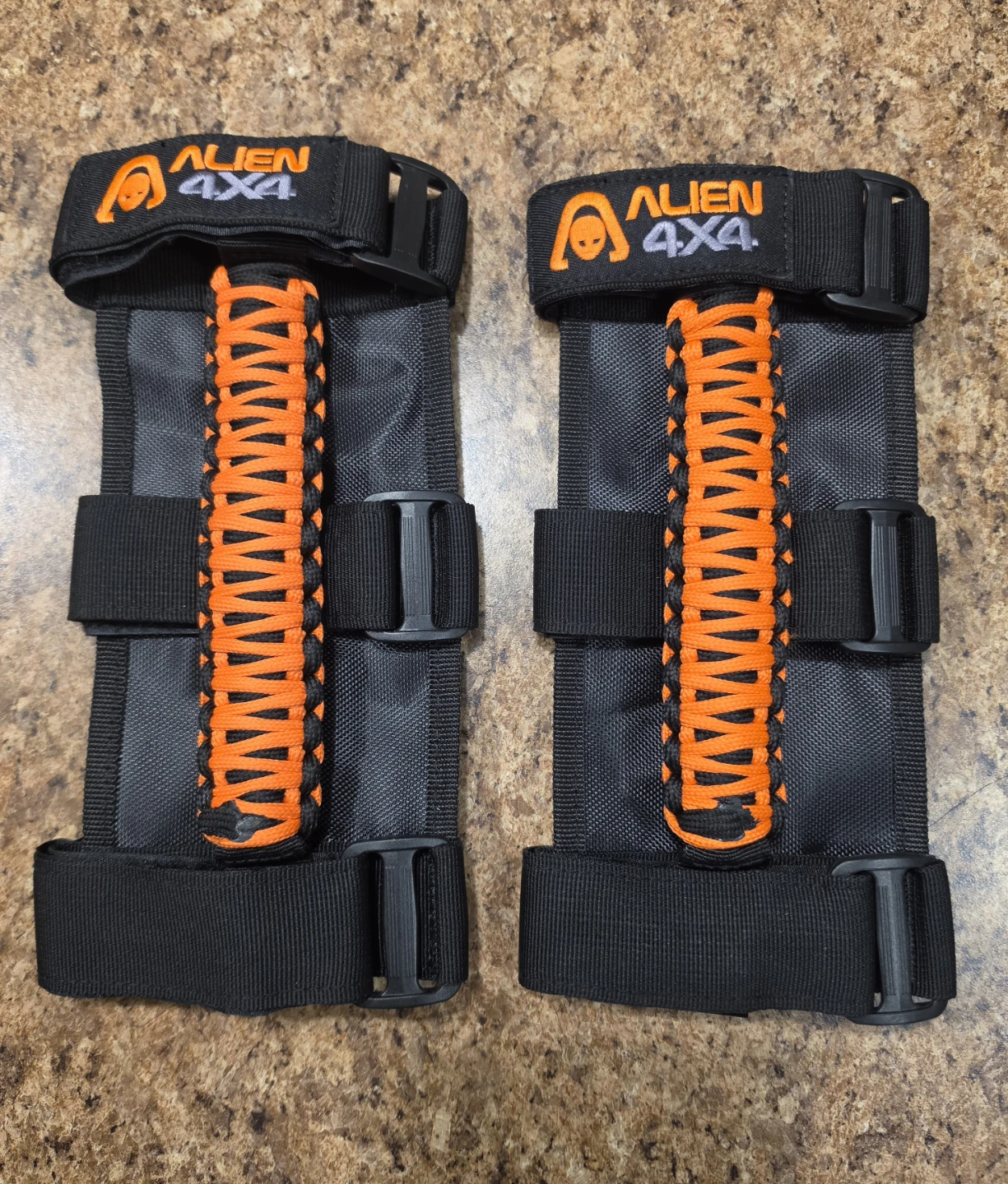 Alien 4x4 Grab Handles - Orange