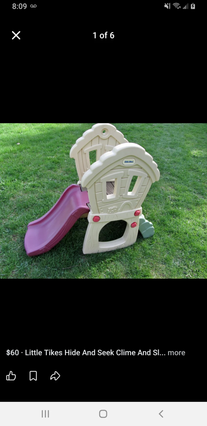 Little Tikes Hide and Seek Climber and Slide