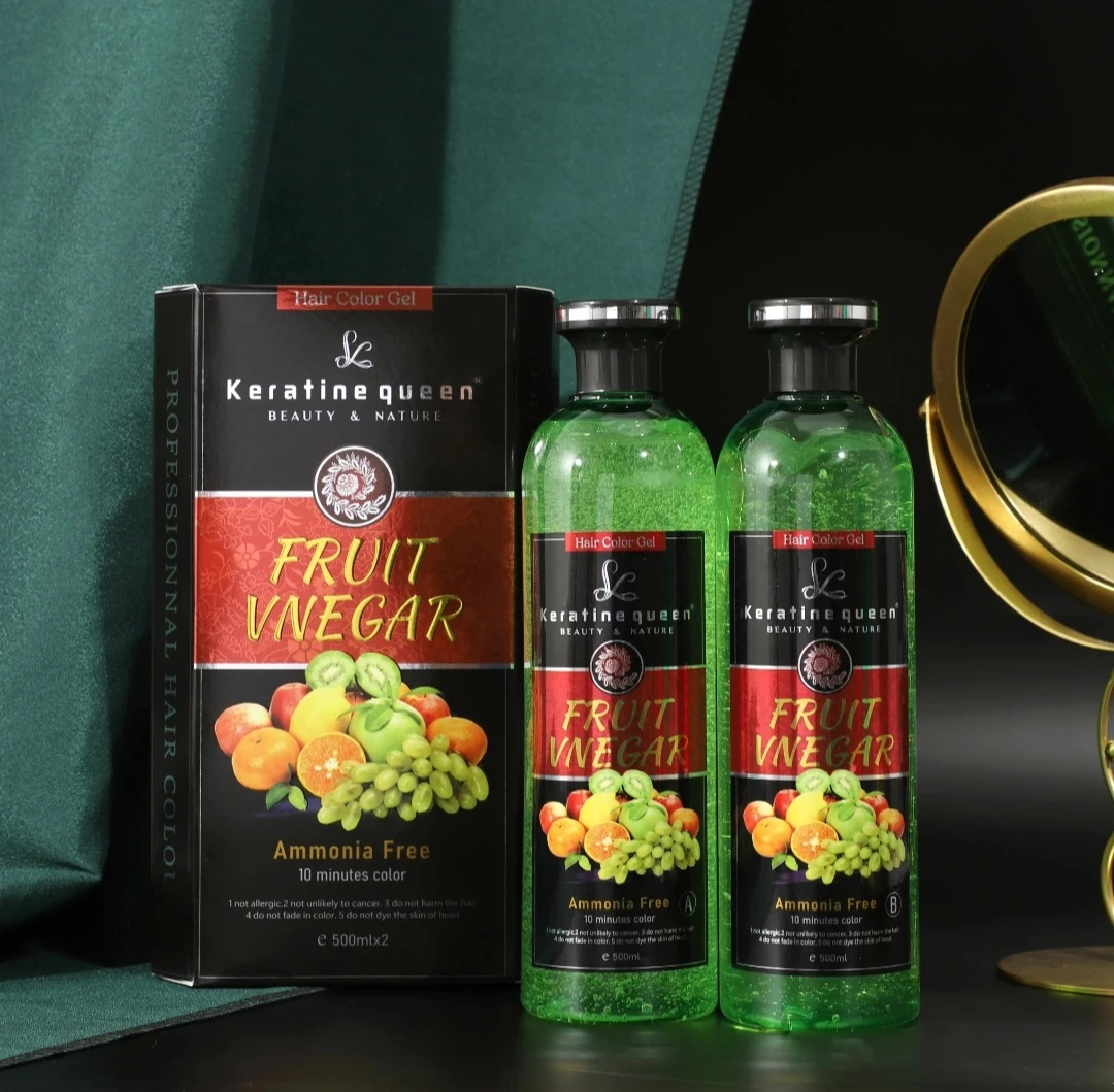 Keratine Queen Fruit Vinegar Hair Color Gel (2 x 500ml)