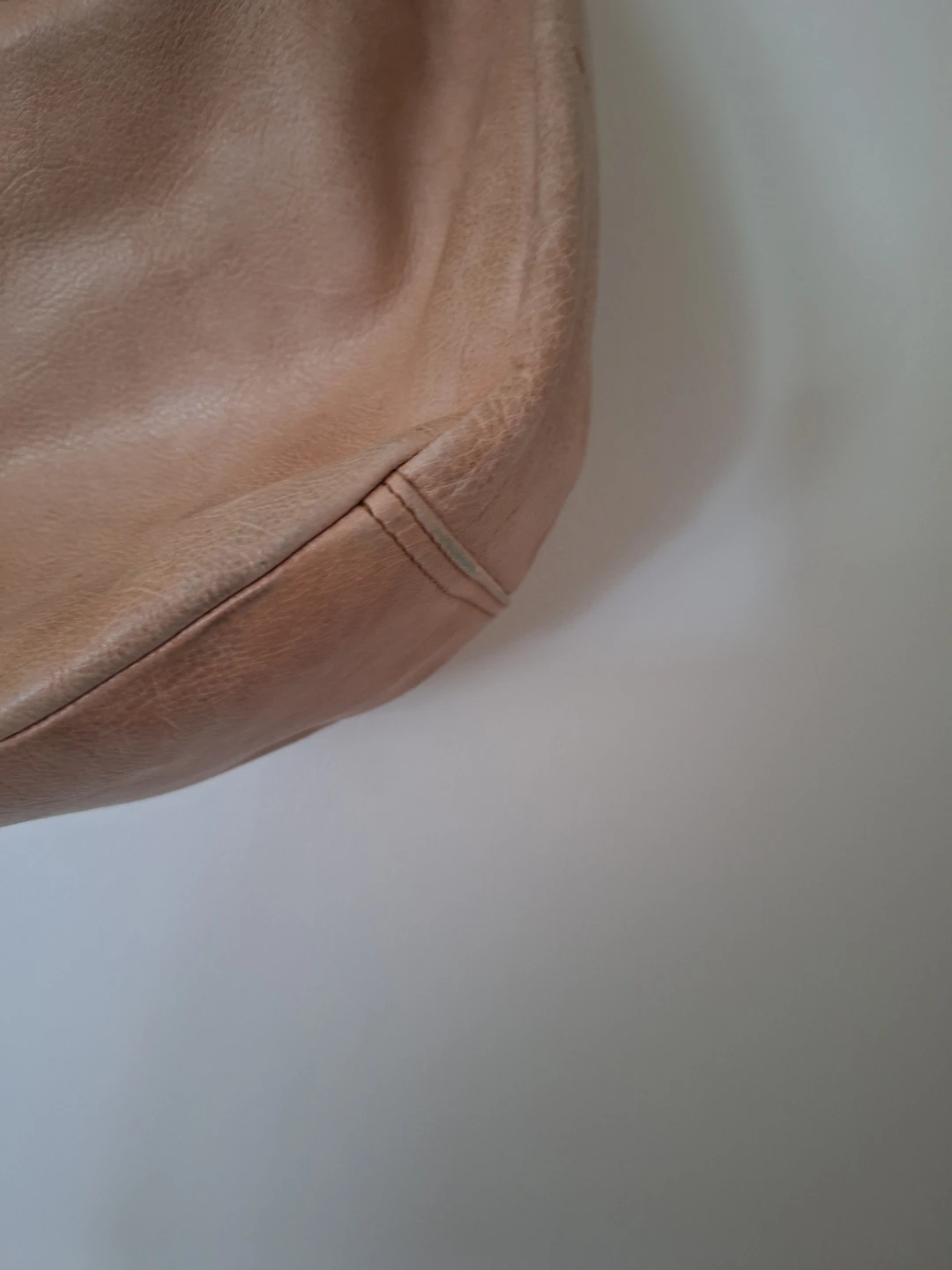Tan Leather Hobo Shoulder Bag - photo 4